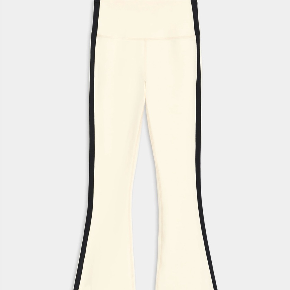 Splits59 Ivory and Black Flare Leggings